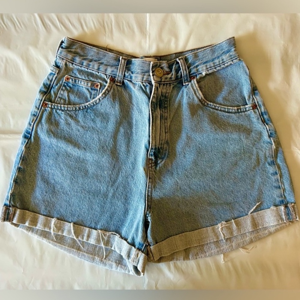 Classic Blue Denim Women's Shorts